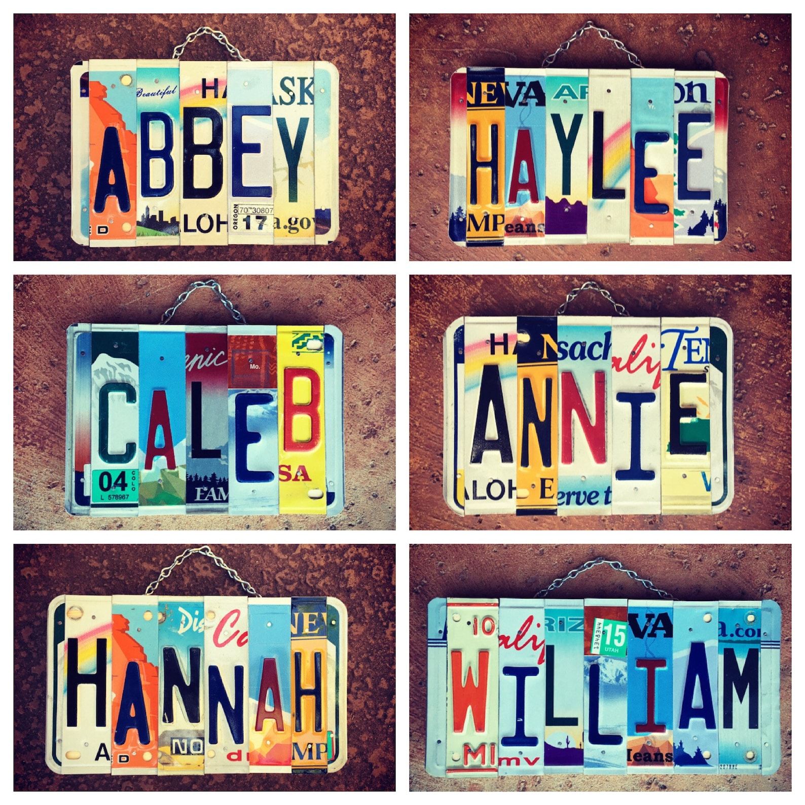 License Plate Name Sign Gifts for Kids Childrens Gifts Dorm Etsy