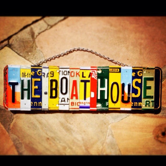 The Boat House Sign, Gone Boating, Lake House Decor, Gift for Boater, House Boat Parking Sinage, Boat Themed Gifts, Mens Birthday Gift