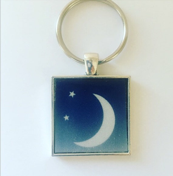 Texas Souvenir, Moon Keychain, Texas State Gift, Texas Keychain, License Plate Keychain, Stocking Stuffer, Gift for New Driver, Boho