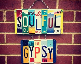 Free Spirit, Gypsysoul, Hippie Gypsystyle, Gypsygirl, boho, bohemian, licenseplateart licenseplatesign
