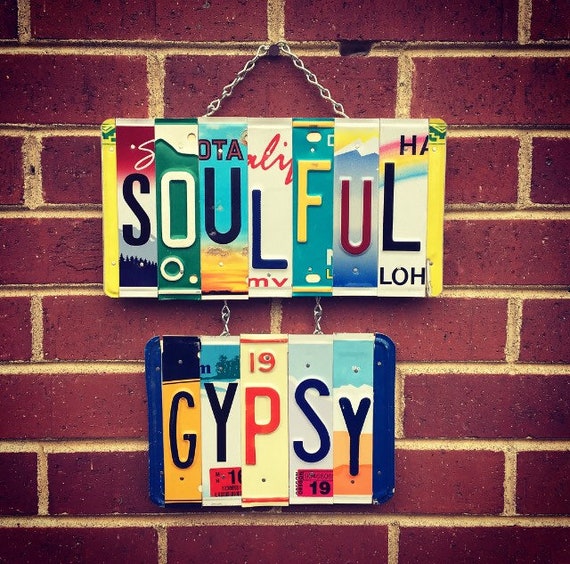 Free Spirit, Gypsysoul, Hippie Gypsystyle, Gypsygirl, boho, bohemian, licenseplateart licenseplatesign