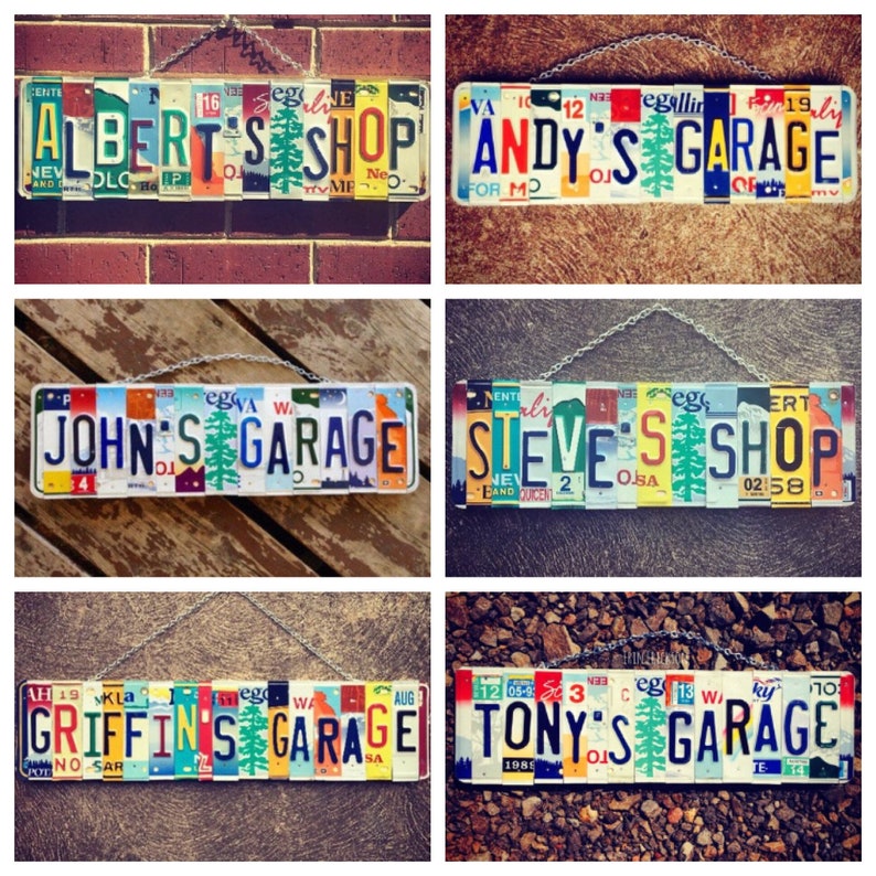 photo of Personalized License Plate Art 