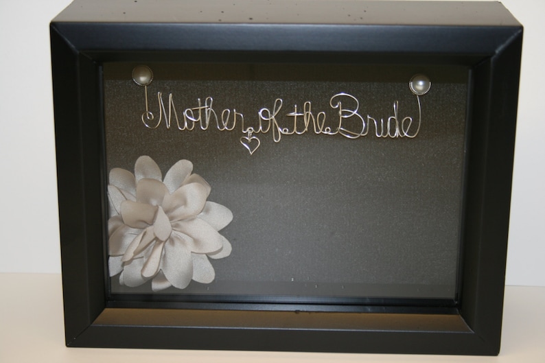 Mother Of The Bride Wedding Bridal Shower Gift Idea Wire Etsy
