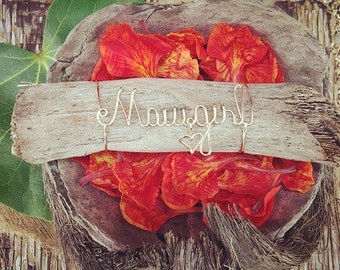 Arte de Maui, Regalos de Maui, Chica de Maui, Hecho en Hawái, Decoración para el hogar de Maui, Regalos de playa, Decoración playera, Regalos de Hawái, Madera flotante, Decoración tropical.