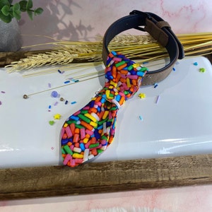 犬/猫のネクタイ {Candy} ネックウェア ファッション ペット ネクタイ |犬・猫用スカーフタイ《キャンディ》ハンドメイド