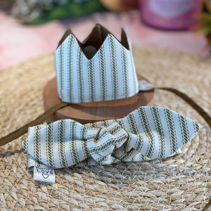 Kit Romeo TINY+ Neckerchief Crown For Pet Fabric Dress-up King Prince | Ens.Romeo Crown TINY+ Scarf King PRINCE