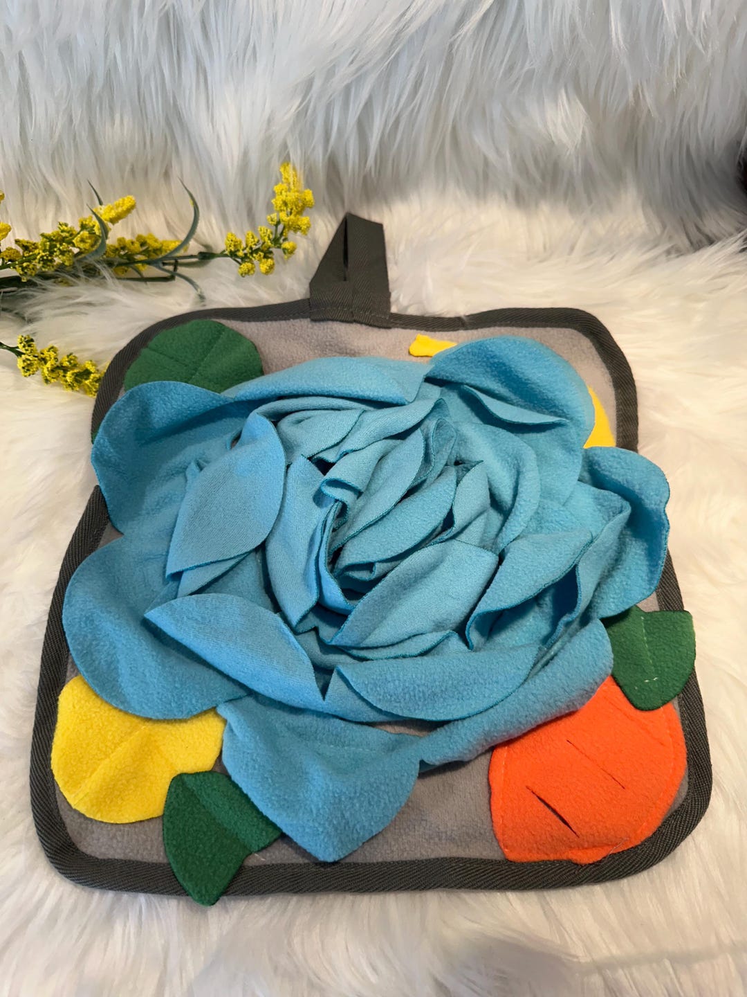 Mental Stimulation Snuffle Mat Flower Style Mini Pet (bunny Ect ...