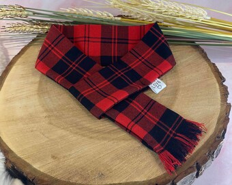 Dog/Cat New LOOPY Scarf {Buffalo }Neckwear Fashion Pet | LOOPY Dog/Cat Scarf {Buffalo} Handmade Animals