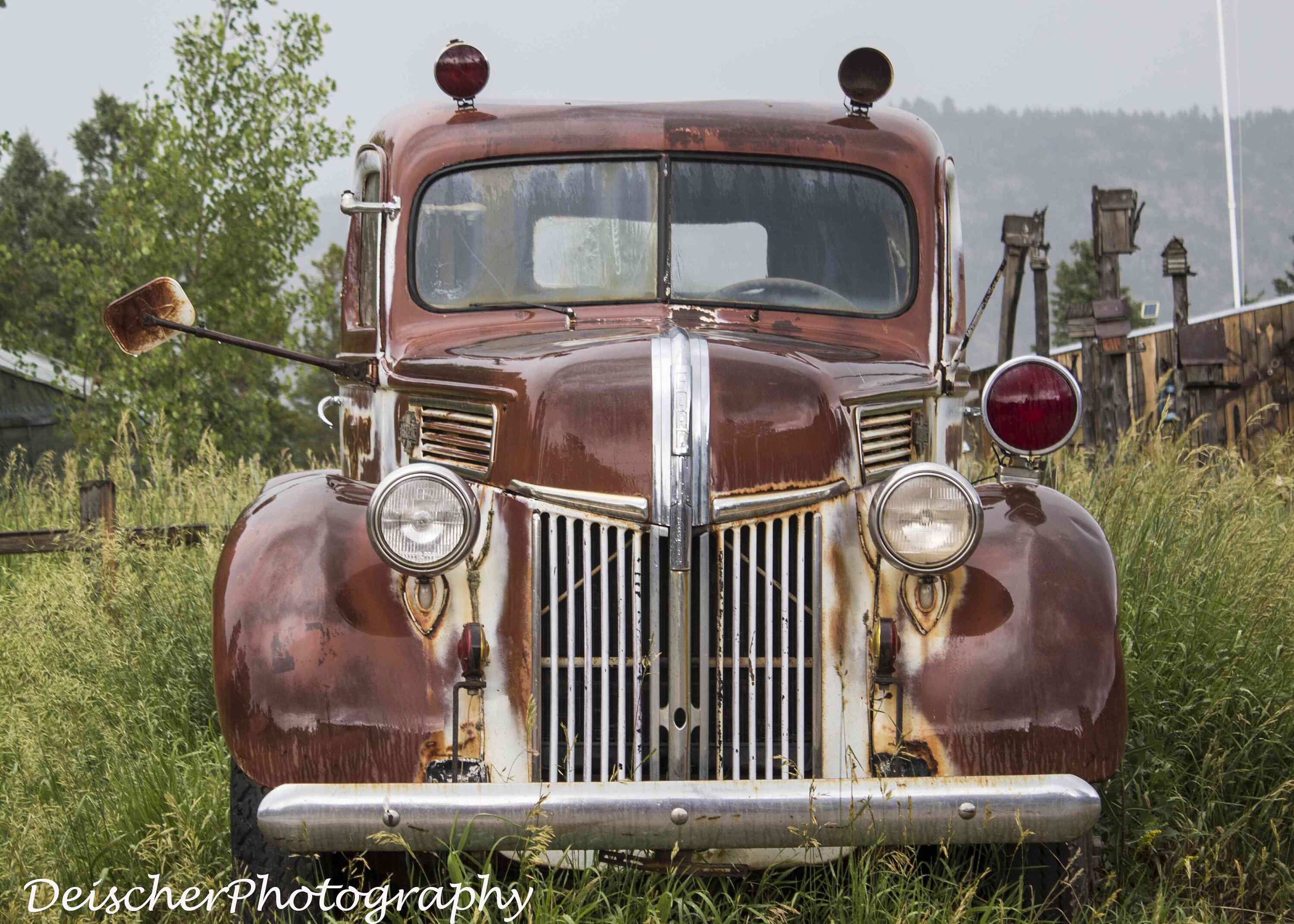 Antique Fire Truck - Etsy