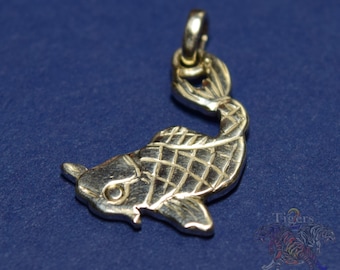 ONEFINITY Collana Con Ciondolo Pesce Koi In Argento 925 E Cristallo - Gioiello Simbolo Fortuna E Armonia, Regalo Per Donna In Scatola