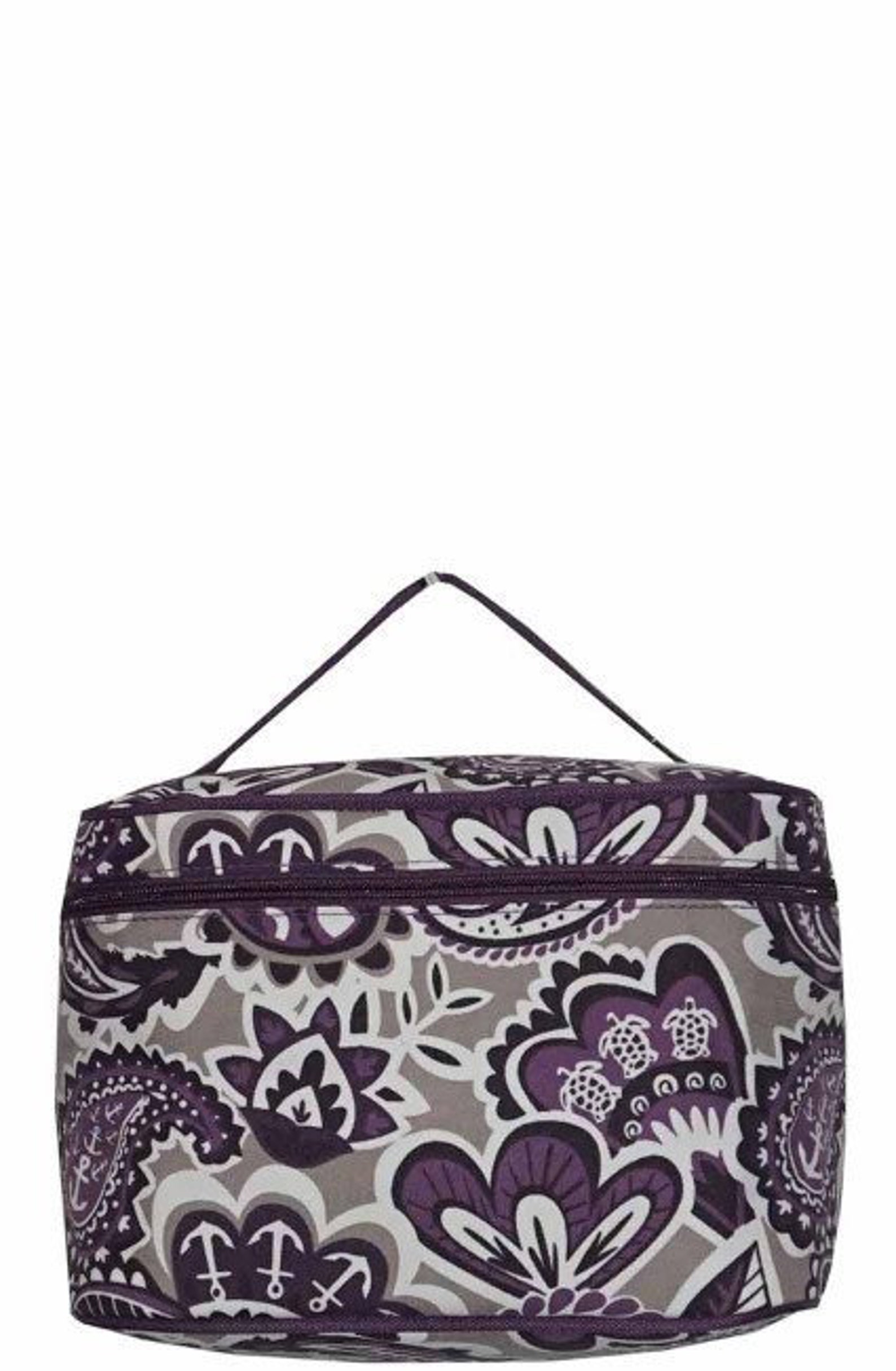 Paisley Paradise Large Cosmetic Bag Monogrammed Cosmetic | Etsy