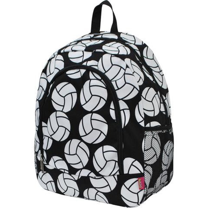 Volleyball Large Backpack Personalized Backpack Etsy