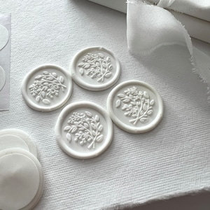 Botanical Sprig / Self Adhesive Wax Seal  / Wax Seal Stamp / Wax Seal Sticker  / Wax Stamp / Ivy / Plant