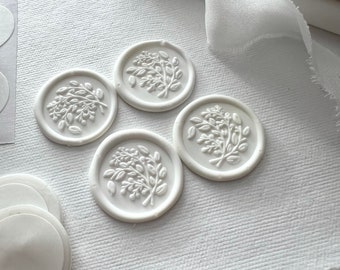 Botanical Sprig / Self Adhesive Wax Seal  / Wax Seal Stamp / Wax Seal Sticker  / Wax Stamp / Ivy / Plant