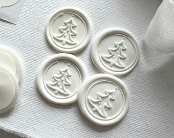 Christmas Tree / Self Adhesive Wax Seal / Christmas Xmas / Wax Seal Stamp / Wax Seal Sticker  / Wax Stamp / North Pole / Father Christmas