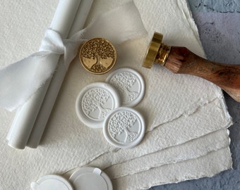 Tree of Life / Self Adhesive Wax Seal / Choice of Colours / Wax Seal / Wax Seal Stickers  / Wax Stamp / Sealing Wax / Envelope Seal /