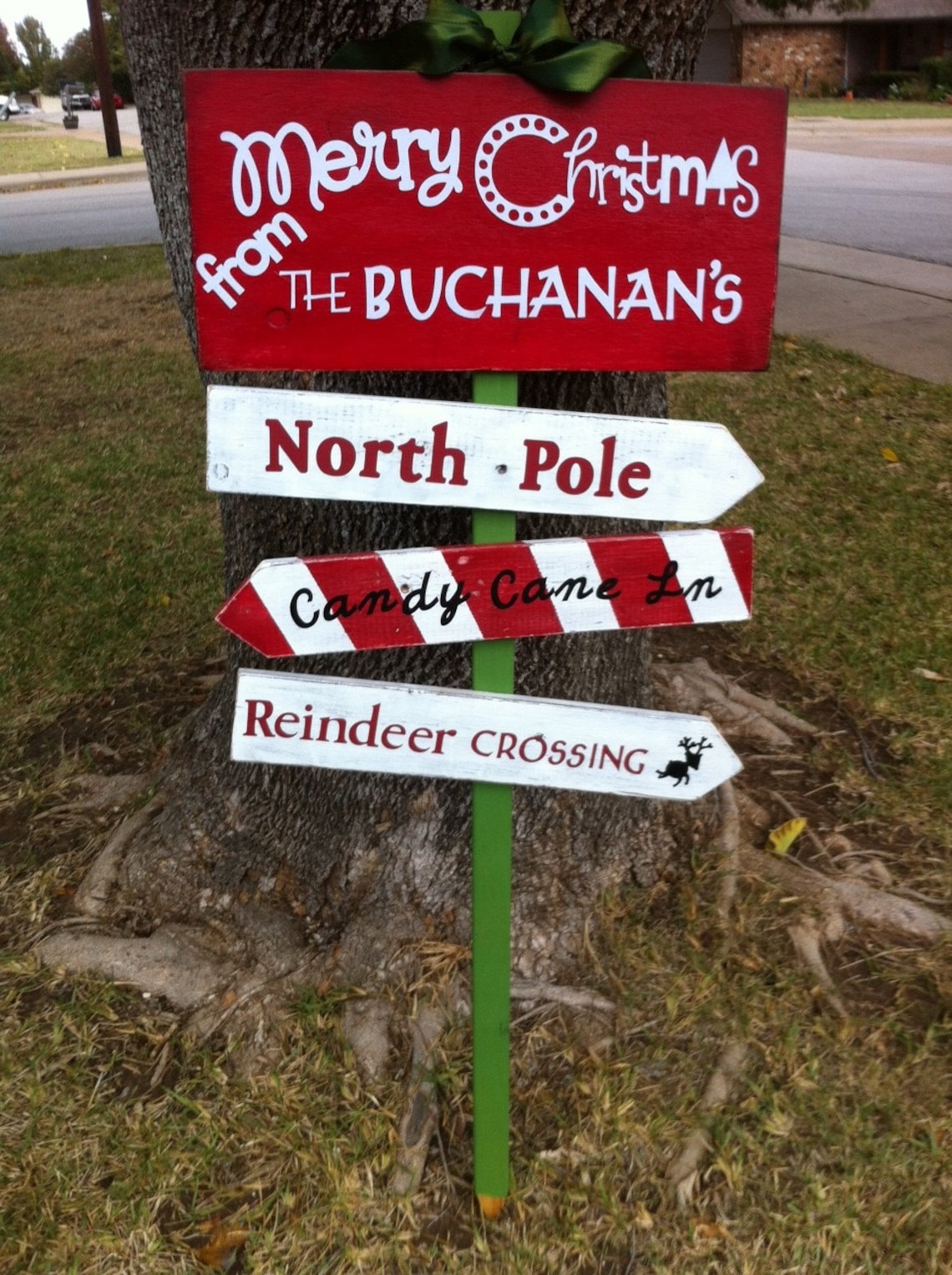 Merry Christmas yard sign Etsy