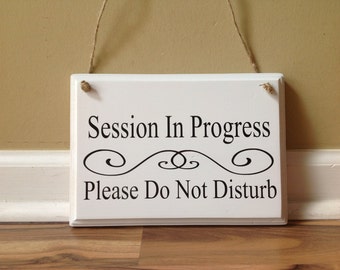 session in progress etsy