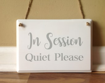 therapist door sign etsy