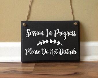 session in progress etsy