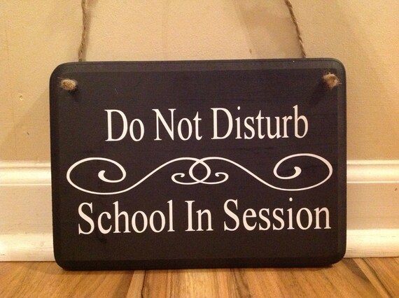 school in session do not disturb class in session door hanger etsy
