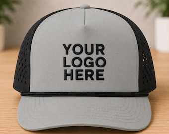 Custom Logo Hat, Embroidered Rope 3D Puff Hat, Custom Rope Snapback, Arched Embroidery Hat, Golf Hat, Personalized Hat