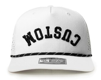 Czapka z haftem puchowym, czapka z odwróconym tekstem, czapka z puchem 3D, spersonalizowany snapback z liny, czapka z haftem łukowym, czapka golfowa, spersonalizowany kapelusz
