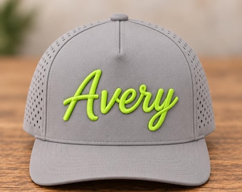 Custom Puff Kids or Adult Embroidered Hat, 3D Puff Hat, Custom Rope Snapback, Arched Embroidery Hat, Golf Hat, Personalized Hat