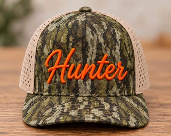 Custom Puff Kids or Adult Embroidered Hat, 3D Puff Hat, Custom Rope Snapback, Arched Embroidery Hat, Golf Hat, Personalized Hat