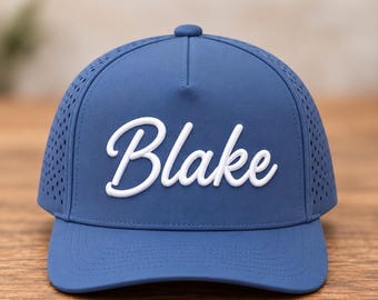 Custom Puff Kids or Adult Embroidered Hat, 3D Puff Hat, Custom Rope Snapback, Arched Embroidery Hat, Golf Hat, Personalized Hat