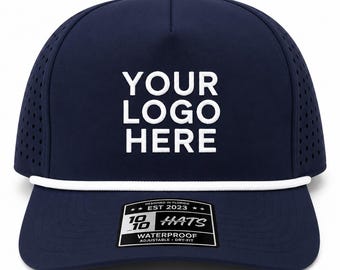 Custom Logo Hat, Embroidered Rope 3D Puff Hat, Custom Rope Snapback, Arched Embroidery Hat, Golf Hat, Personalized Hat