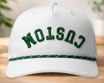 Czapka z haftem puchowym, czapka z odwróconym tekstem, czapka z puchem 3D, spersonalizowany snapback z liny, czapka z haftem łukowym, czapka golfowa, spersonalizowany kapelusz