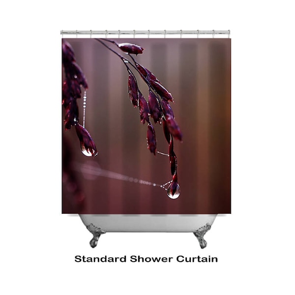 Water Drop Shower Curtain Etsy