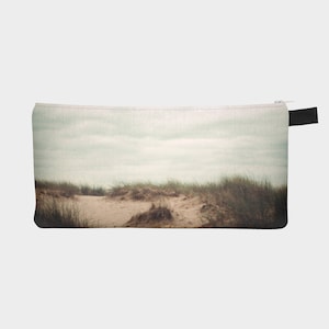 Natur Bleistift Fall, Sand Dune Foto Bleistift Beutel, Strand Make-up Tasche, kleine Tasche Reißverschluss Beutel, Strand Bleistift Tasche, Kosmetiktasche, Geschenk unter 20