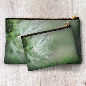 Thistle zíper bolsa de viagem saco de higiene pessoal acessórios cosméticos armazenamento organizador de maquiagem embreagem personalizado dama de honra melhor amigo presente