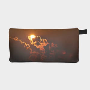 Sunset Pencil Case, Orange Pouch, Pencil Pouch, Make Up Bag, Sunset Pouch, Small Bag, Zipper Pouch, pencil bag, Cosmetic Bag, Small Pouch