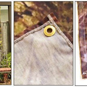 May include: A tapestry with a woodland scene and the word "Dream" printed on it. The tapestry has a brown, tan, and green color scheme and is made of a soft, woven fabric. The tapestry has grommets on the top for hanging.