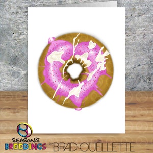 Seu buraco é meu cartão de donut de objetivo