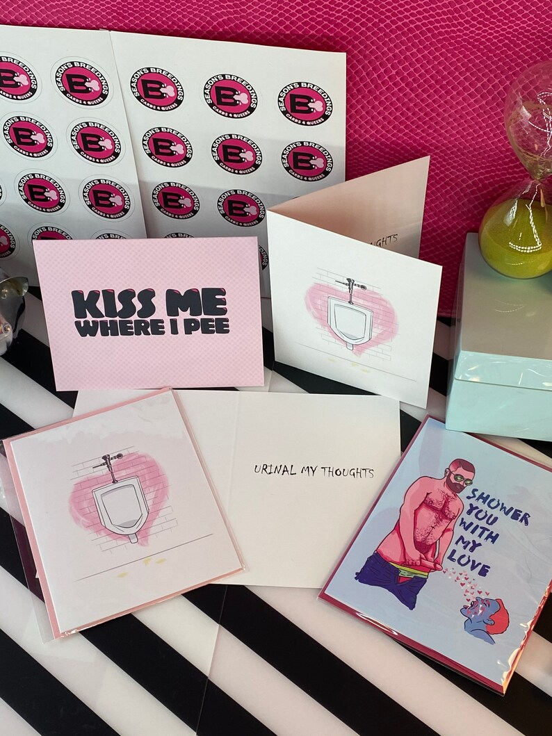 Shower You With My LOVE greeting Card Etsy