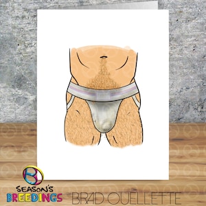 Don&#39;t Ever Change - Hairy Muscle Dirty Jock Strap Greeting Card