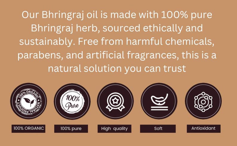 Bhringraj Oil, Ayurvedic Hair Growth Treatment image 6