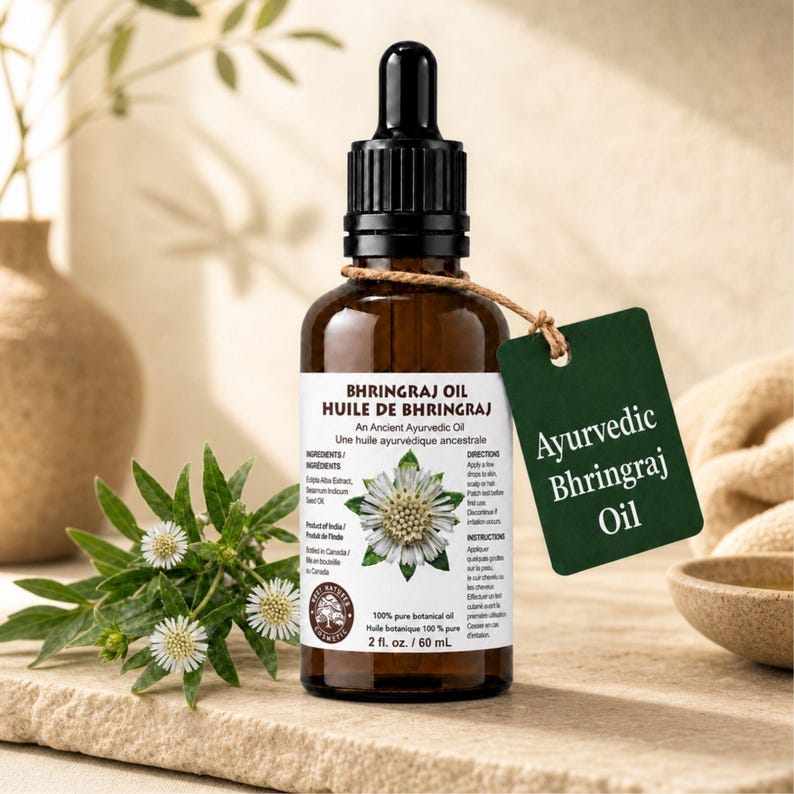 Bhringraj Oil: Ayurvedic Sesame Oil for Hair Growth & Vitality