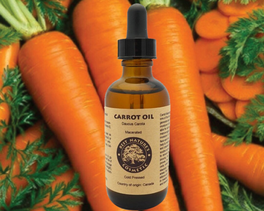 Carrot Oil macerated for Dry and Mature Skin. Etsy