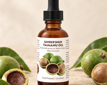 Virgin Organic Tamanu Oil: Cold Pressed, Unrefined