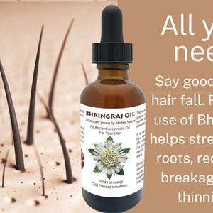 Bhringraj Oil, Ayurvedic Hair Growth Treatment image 8