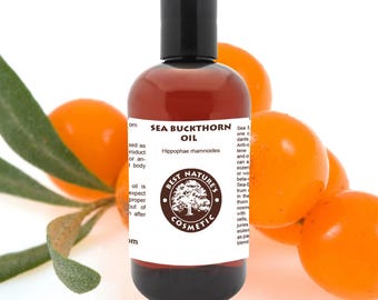 Aceite puro de fruto de espino amarillo 100%. Prensado en frío, sin refinar.