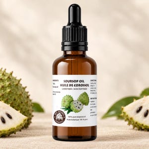 Soursop Seed Oil,,Cold Pressed, unrefined  Pure Graviola Oil