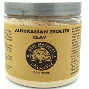 Detoxifying ZEOLITE CLAY MASK - Natural Skin Cleanser, Pore Minimizer, and Oil Control