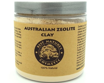 Detoxifying ZEOLITE CLAY MASK - Natural Skin Cleanser, Pore Minimizer, and Oil Control