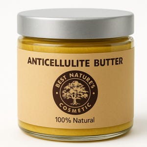 Manteca anticelulítica. Elaborada con ingredientes naturales. 150 ml (5 fl oz).